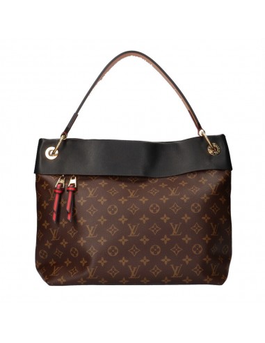 Louis Vuitton LOUIS VUITTON Twill Lee Hobo Monogram Shoulder Bag Noir Ladies français