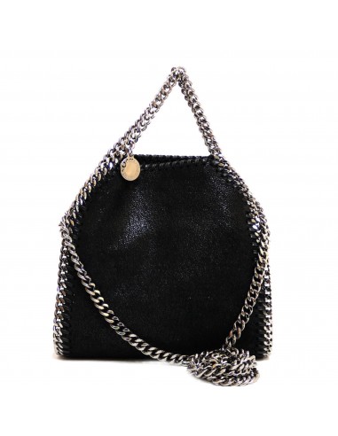 Stella McCartney Shoulder Bag Falabella Tiny Black Womens Polyester 2023