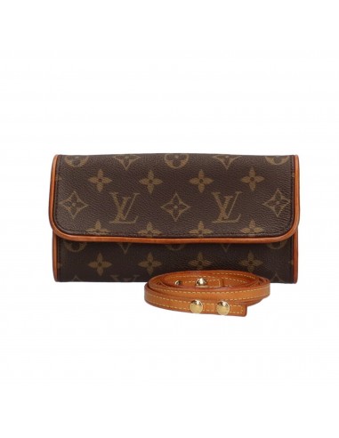 Louis Vuitton LOUIS VUITTON Pochette Twin PM Monogram Shoulder Bag Brown Ladies prix