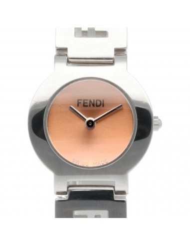 FENDI Fendi SS Watch 3050L Silver Pink Ladies Stainless Steel Livraison rapide