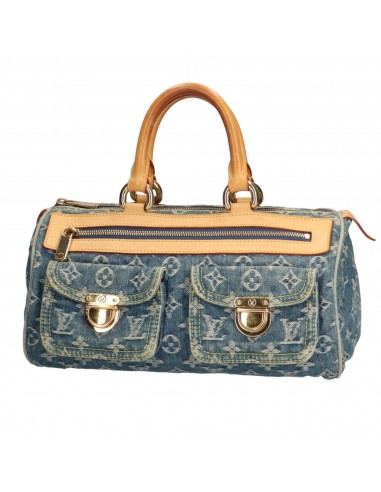 Louis Vuitton LOUIS VUITTON Neo Speedy Monogram Handbag Blue Ladies brillant des détails fins