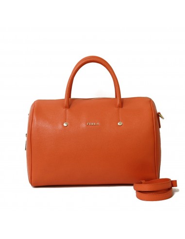 Furla Shoulder Bag Handbag Orange Ladies Leather chez Cornerstreet bien 