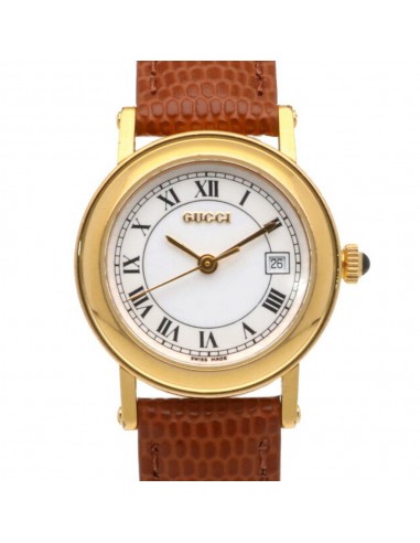 GUCCI Gucci GP Watch 7200L Gold Brown Ladies vente chaude votre 