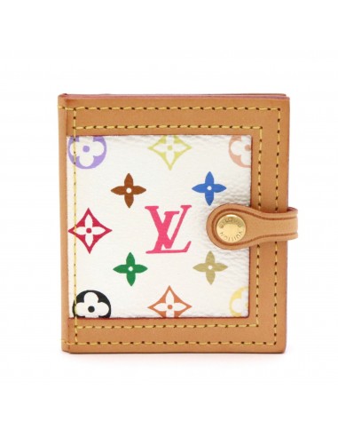 LOUIS VUITTON Monogram Multicolor Porto Photo 2 Vole Case Card Bron White M58003 Livraison rapide