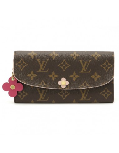 LOUIS VUITTON Monogram Portofeuil Emily Flower Motif Long Bi-Fold Wallet M64202 2024