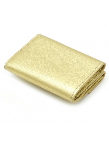 LOUIS VUITTON Louis Vuitton Portofeuil Rock Mini Tri-Fold Wallet Leather Gold Day Limited M69059 pas cher chine