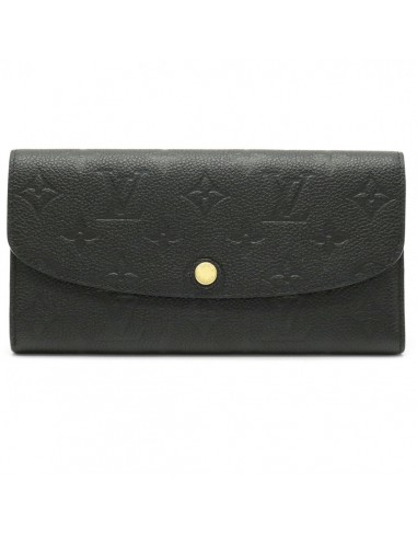 LOUIS VUITTON Louis Vuitton Monogram Amplant Portofeuil Emily Bi-Fold Wallet Noir Black M62369 la colonne vertébrale