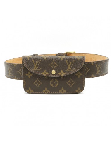 LOUIS VUITTON Monogram Saint Tulle Pochette Belt Waist Bag Hip  90 M6933U france