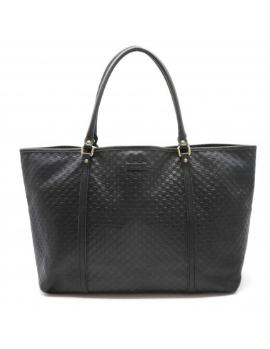 Gucci Micro Shima Tote Bag Shoulder Leather Black 449648 vente chaude votre 