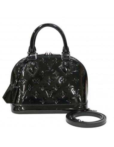 Louis Vuitton LOUIS VUITTON Alma BB Monogram Verni Shoulder Bag Black Ladies à prix réduit toute l'année