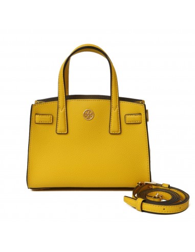 Tory Burch Shoulder Bag Handbag Yellow Womens Leather Profitez des Offres !